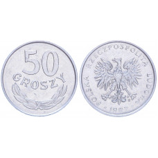 Польша 50 Грошей 1987 год Y# 48.2 (BOX2166)