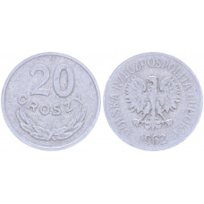 Польша 20 Грошей 1962 год Y# a47 (BOX2169)