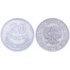 Польша 20 Грошей 1972 год Y# a47 (BOX2178)