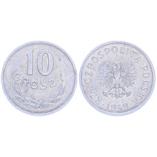 Польша 10 Грошей 1949 год Y# 42a (BOX2184)