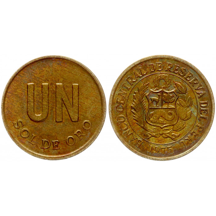 Перу 1 Соль 1975 год KM# 266.1