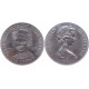 Остров Мэн 1 Крона 1980 год UNC KM# 68 80-летие королевы-матери В оригинальной упаковке