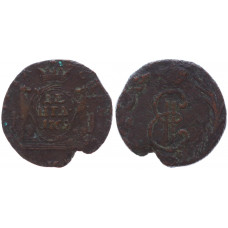 Россия Сибирь Деньга 1769 КМ год VF Бит# 1175 Сибирская монета