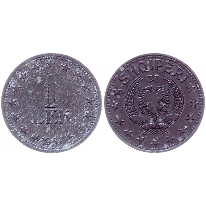 Албания 1 Лек 1947 год UNC KM# 36