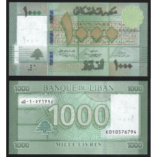 Ливан 1000 Ливров 2016 год UNC ПРЕСС P# 90c.1 Алфавит. Развитие алфавита