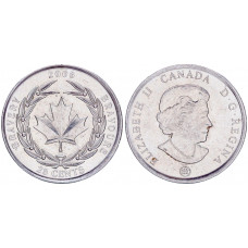 Канада 25 Центов 2006 год UNC KM# 629 Медаль за отвагу Елизавета II