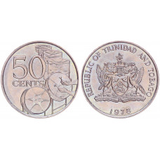 Тринидад и Тобаго 50 центов 1978 год UNC KM# 33