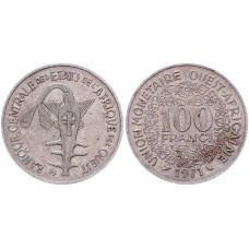 100 франков 1971 Французская Западная Африка XF KM # 4. 
