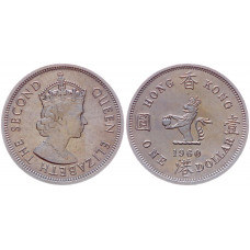 Гонконг 1 доллар 1960 KM# 31 XF+