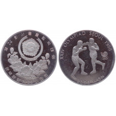 Южная Корея 2000 вон 1988 14-я Олимпиада в Сеуле. Бокс KM# 50. PROOF