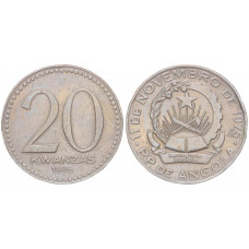 Ангола 20 кванза 1978 KM# 87, XF