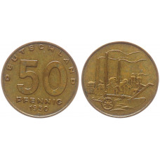 ГДР 50 Пфеннигов 1950 А KM# 4 UNC