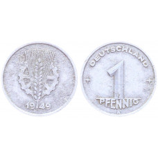 ГДР 1 Пфенниг 1949 А KM# 1 XF
