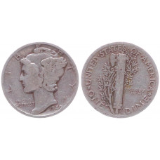 США 10 центов 1940 Серебро KM# 140 VF+