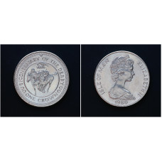 Остров Мэн 1 крона 1980 год. 200 лет Скаковых; дерби, KM# 63. UNC