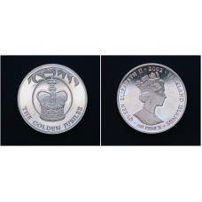 Фолклендские Острова 50 Пенсов 2002 год. "Корона"; KM# 80.2, BUNC                