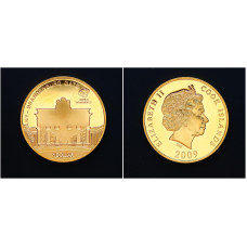 Остров Кука 1 Доллар 2009 год. "Бранденбургские ворота"; KM# 1568, Proof