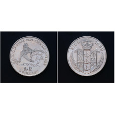 Ниуэ 5 Долларов 1989 год. "Кубок Дэвиса"; KM# 24, UNC