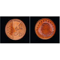 Ватикан 5 Центов. Пробная монета Евросоюза (SPECIMEN), UNC