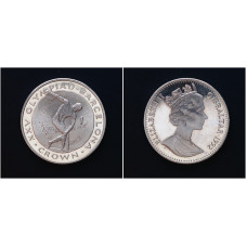 Гибралтар 1 Крона 1991 год. "15-е Олимпийские игры, Барселона 1992 - метание диска"; KM# 66, BUNC