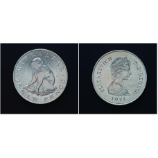 Гибралтар 25 новых Пенсов 1971 год. KM# 5, UNC 