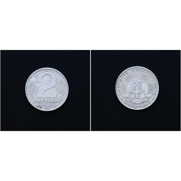 ГДР 2 Марки 1957 А год. KM# 14, XF