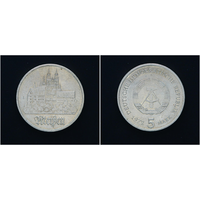 ГДР 5 Марок 1972 год. "Город Мейсен"; KM# 37, XF