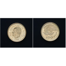 Испания 100 Песет 1999 год. "Международный год пожилых людей"; KM# 1006, UNC