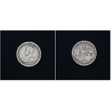 Австралия 6 Пенсов 1911 год. Ag, KM# 25, VF