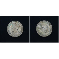 Новая Зеландия 1 Шиллинг 1933 год. Ag, KM# 3, VF