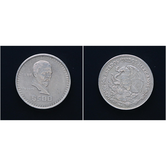 Мексика 500 Песо 1988 год. KM# 528, XF