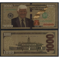США 1000 Долларов Трамп Сувенирная банкнота