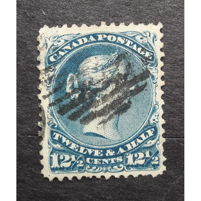Канада почтовая марка 1868 12 1/2cents P11,5/12 