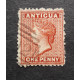 Великобритания колонии почтовая марка 1867 Antigua 1penny 