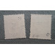 Исландия почтовая марка 1921 надпечатки 5,20 aur  2шт