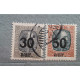 Исландия почтовая марка 1925 надпечатки 30,50aur 