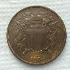 2 цента сша 1865 