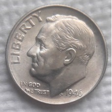 10 центов сша 1946 unc