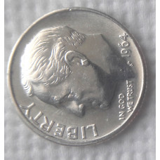 10 центов сша 1964 d unc