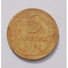 5 копеек 1929 г  (3900)