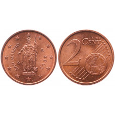 Сан-Марино 2 Евроцента 2005 R год 