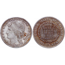 США 100 Центов 1878 год Морган Сувенирная монета 