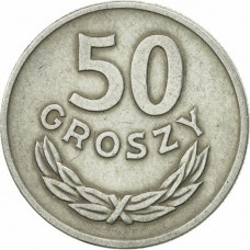 Польша 50 Грошей 1949-1985 год Орёл (BOX840)