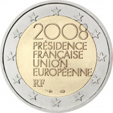 Франция 2 Евро 2008 год Председательство Франции в Совете Европейского союза 2008 год