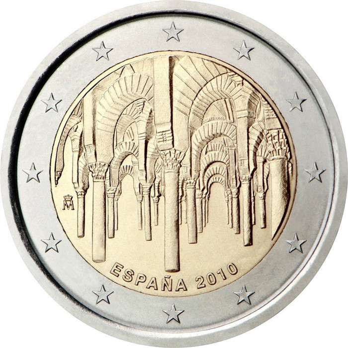 Испания 2 Евро 2010 год Исторический центр Кордовы