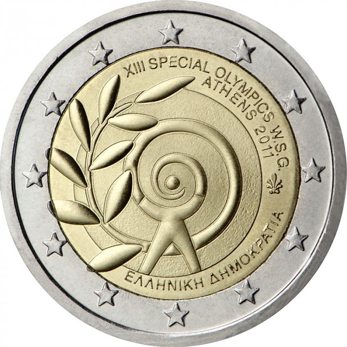 Греция 2 Евро 2011 год XIII Всемирные летние Специальные Олимпийские игры