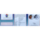 Острова Кука 10 Долларов 2010 год Серебро 999 Год Тигра Китайский гороскоп Цветная Елизавета II