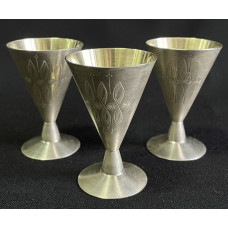 Таллин Рюмки / Стопки Конусные / Штихель / Позолота Набор - 3 шт. Таллин Рюмки / Стопки Конусные / Штихель / Позолота Набор - 3 шт.