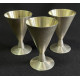 Таллин Рюмки / Стопки Конусные / Штихель / Позолота Набор - 3 шт.