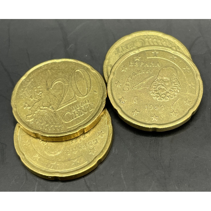 Испания 20 Евроцентов 1999-2011 год (BOX130)